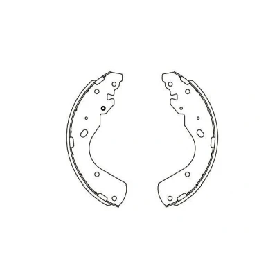 Imagem de KAVO PARTS KBS 5404 Maxilas de Travão 294 57 FORD: Ranger Mk2, MAZDA: BT 50 Pick up, Série B up