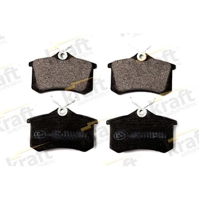 Imagem de KRAFT 6010020 Jogo de pastilhas para travão disco Eixo traseiro RENAULT: MEGANE 2 Kombi, CLIO 3, 2, VOLKSWAGEN: GOLF Polo III Hatchback