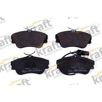 Imagem de KRAFT 6000620 Jogo de pastilhas para travão disco Eixo dianteiro incl. contacto aviso desgaste VOLKSWAGEN: Transporter 4 Bus,