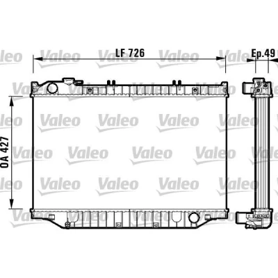 Imagem de Radiador, arrefecimento do motor VALEO 732415