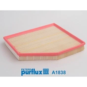 Imagem de PURFLUX A1838 Filtro de ar 42 275 312 Cartucho filtrante BMW: 5 Sedan, Touring, 6 Coupe
