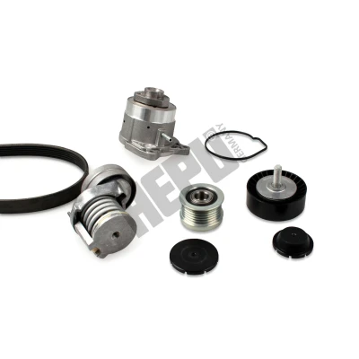 Imagem de HEPU PK06560 Bomba de água + kit da correia distribuição comutável VOLKSWAGEN: Golf 6 Cabrio