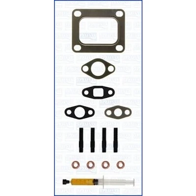 Imagem de AJUSA JTC11058 Kit de montagem, turbocompressor with studs, syringe oil com juntas instruções montagem