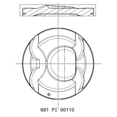 Imagem de Pistão MAHLE 681 PI 00110 000