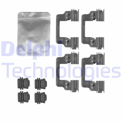 Imagem de DELPHI LX0591 Kit de acessórios, pastilhas travão LAND ROVER: Range Rover Sport