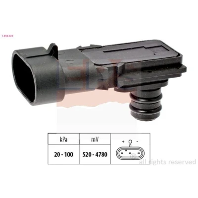 Imagem de EPS 1.993.023 Sensor 20kPa 100kPa Made in Italy OE Equivalent RENAULT: MEGANE 3 Grandtour, CLIO Kasten, 2, SMART: Fortwo III Coupe