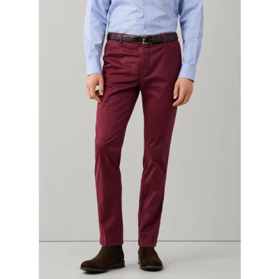 Imagem de Hackett London Calças, Homens, Tamanho: 38x32, Oxblood red