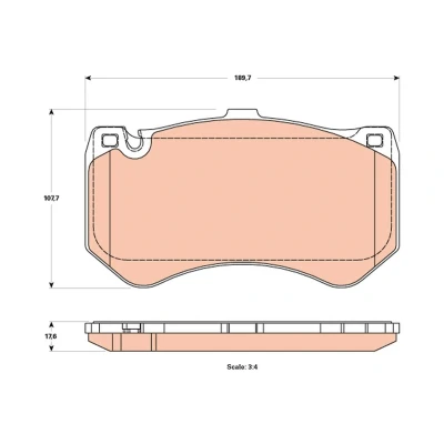 Imagem de TRW GDB1907 Jogo de pastilhas para travão disco preparado indicador aviso desgaste MERCEDES BENZ: Classe C T modell, E Sedan