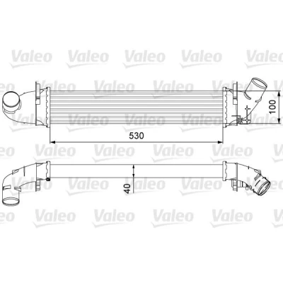 Imagem de VALEO 818544 Intercooler sem válvula de recirculação dos gases escape