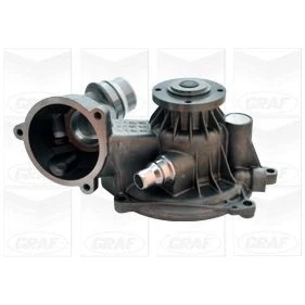 Imagem de GRAF PA1058 Bomba de água com junta mecânico Latão para accionamento da correia trapezoidal estriada BMW: 5 Touring, Sedan, 6 Coupe