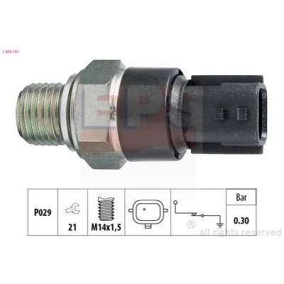 Imagem de EPS 1.800.181 Sensor Pressão do Óleo M14x1,5 0,3bar Made in Italy OE Equivalent RENAULT: MEGANE 2 Kombi, CLIO 2, Scénic 1