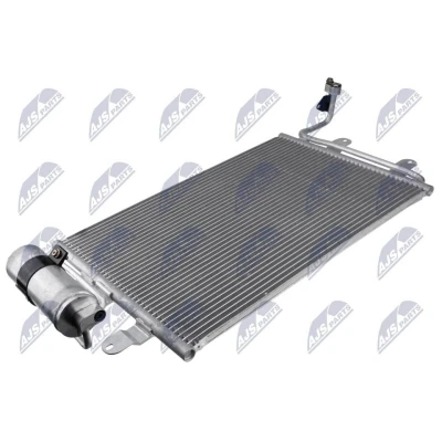 Imagem de NTY CCS VW 006 Condensador com secador Alumínio 590 VOLKSWAGEN: Golf 4, Bora Sedan, AUDI: A3 Hatchback, SKODA: Octavia 1 Combi