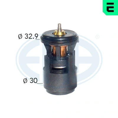 Imagem de ERA 350044A Termóstato, líquido de refrigeração 87 com junta VOLKSWAGEN: Golf 4, 3, 5, SEAT: Ibiza 2, Leon II Hatchback