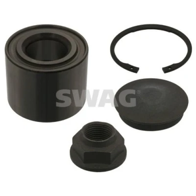 Imagem de SWAG 60 93 9622 Kit de Rolamento roda Eixo traseiro esquerdo, direito com freio 62mm rolos cónicos RENAULT: Clio 4, Zoe