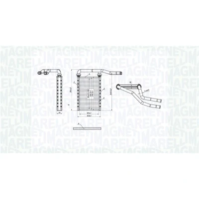 Imagem de MAGNETI MARELLI 350218490000 Radiador Quente