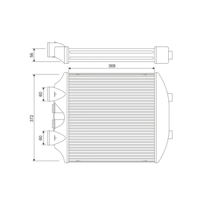Imagem de VALEO 818393 Intercooler Alumínio sem sensor SEAT: Ibiza 3