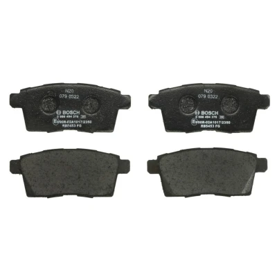 Imagem de BOSCH 0 986 494 376 Jogo de pastilhas para travão disco Baixo teor metálico com chapa anti ruído, instruções montagem MAZDA: CX 7