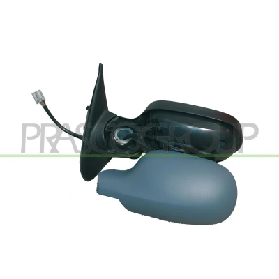 Imagem de Espelho retrovisor Prasco Premium DS0117313P à direita com subcapa elétrico aquecível, ajustável pelo interior, não esférico