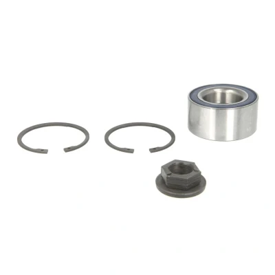 Imagem de MEYLE 714 502 0004 Kit de Rolamento roda Eixo dianteiro, ambos os lados com material montagem ORIGINAL Quality 75 esferas