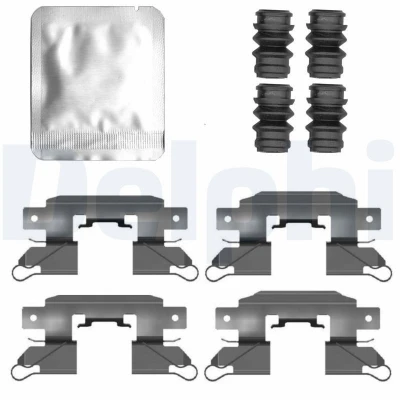 Imagem de DELPHI LX0802 Kit de acessórios, pastilhas travão