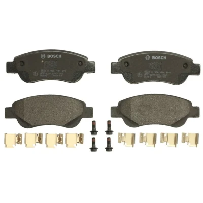 Imagem de BOSCH 0 986 494 606 Jogo de pastilhas para travão disco Baixo teor metálico com instruções montagem, chapa anti ruído, parafusos endado,