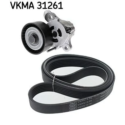 Imagem de SKF VKMA 31261 Jogo de correias trapezoidais estriadas VOLKSWAGEN: Golf 7, Polo V Hatchback, Tiguan I, SEAT: Leon III ST