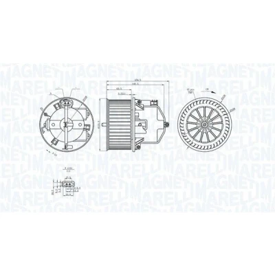 Imagem de MAGNETI MARELLI 069412371010 Motor eléctrico, ventilador do habitáculo 12
