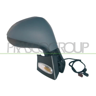 Imagem de Espelho retrovisor Prasco PG3207313P Premium à direita com subcapa elétrico aquecível, sensor de temeperatura, convexo PEUGEOT: 207 Hatchback