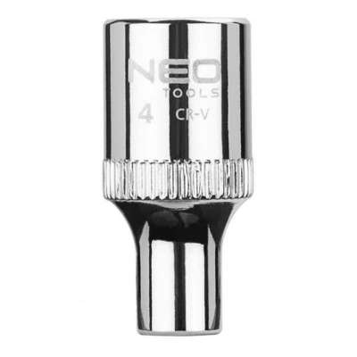 Imagem de NEO TOOLS 08 220 Chave de caixa 1/4 3124 4 mm aço cromo vanádio SuperLock