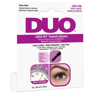 Imagem de Cola para Pestanas Quick Set Striplash Adhesive da DUO 5 g Escuro