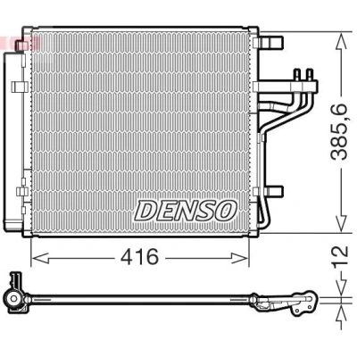 Imagem de DENSO DCN43014 Condensador