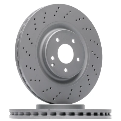 Imagem de ATE 24.0130 0180.1 Disco de travão 345,0 30,0 5 112,0 perfurado/ventilado revestido ligado/alto carbono MERCEDES BENZ: Classe C Sedan