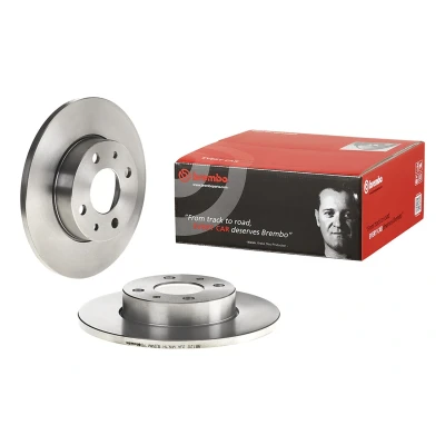 Imagem de BREMBO 08.4917.10 Disco de travão 240 11 4 cheio com parafusos ALFA ROMEO: 155, 33 Hatchback, 145