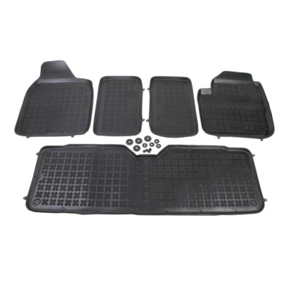 Imagem de REZAW PLAST 200103 Conjunto de tapete chão Borracha à frente e atrás 5 preto SEAT: Alhambra I