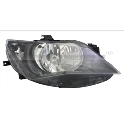 Imagem de TYC 20 14371 05 2 Farol Principal à direita H4 para circulação pela com motor elétrico SEAT: Ibiza 4 Sportcoupe, 4, ST