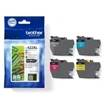 Imagem de Cartuchos de Tinta Brother Originais LC422XLVAL MultiPack Preto/Ciano/Magenta/Amarelo