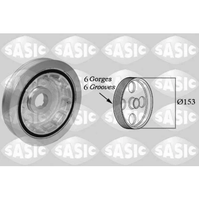 Imagem de SASIC 2150072 Polia da Cambota FORD: S Max Mk1, PEUGEOT: 508 I SW