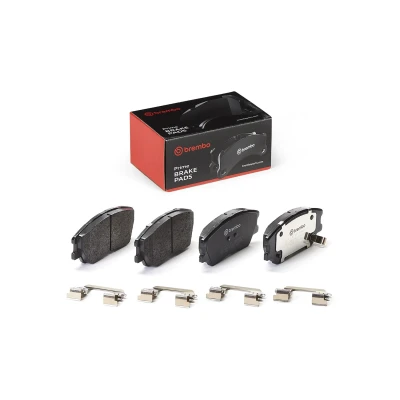 Imagem de BREMBO P 30 121 Jogo de pastilhas para travão disco com avisador sonoro desgaste sem acessórios
