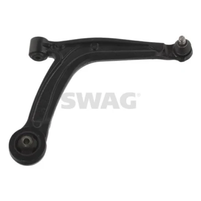 Imagem de SWAG 70 93 4760 Braço de suspensão com chumaceira Eixo dianteiro, lado direito, em baixo transversal Aço fundido FIAT: 500 Hatchback