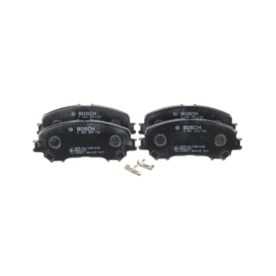 Imagem de BOSCH 0 986 494 720 Jogo de pastilhas para travão disco Baixo teor metálico com avisador sonoro desgaste NISSAN: Qashqai 2, X Trail