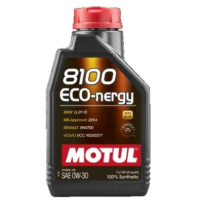 Imagem de Motul 8100 ECO NERGY 0W 30 1l Óleo do motor 102793 VOLKSWAGEN: Golf 4, 5, Polo IV Hatchback, AUDI: A3 A4 B6 Sedan, Avant
