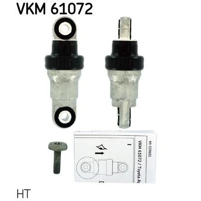 Imagem de SKF VKM 61072 Polia Tensora NISSAN: Pick Up, TERRANO 2, TOYOTA: Corolla IX Hatchback, RAV4 II SUV, Celica VII Coupe, HONDA: CIVIC 8