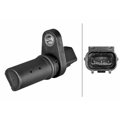 Imagem de HELLA 6PU 358 380 791 Gerador de Impulsos 3pólos Sensor Hall com retentor