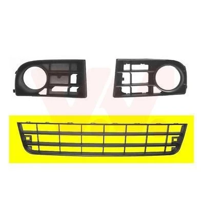 Imagem de VAN WEZEL 5894599 Grelha de Pára Choques à frente VOLKSWAGEN: Golf 5