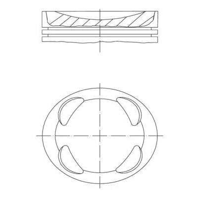 Imagem de Pistão MAHLE 081 PI 00104 001
