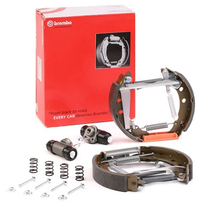 Imagem de BREMBO KIT &amp; FIT K 85 011 Jogo de travões, travões tambor VOLKSWAGEN: GOLF 2, Jetta 1 Cabriolet