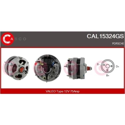 Imagem de CASCO CAL10101AS Alternador 12V 65A OPEL: Corsa B Hatchback, Astra F CC, A CC