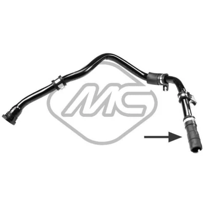 Imagem de Tubo flexível do radiador Metalcaucho 07685