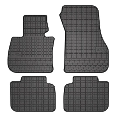 Imagem de FROGUM 547914 Conjunto de tapete chão Borracha à frente e atrás 4 preto medida BMW: 2 Active Tourer, X1