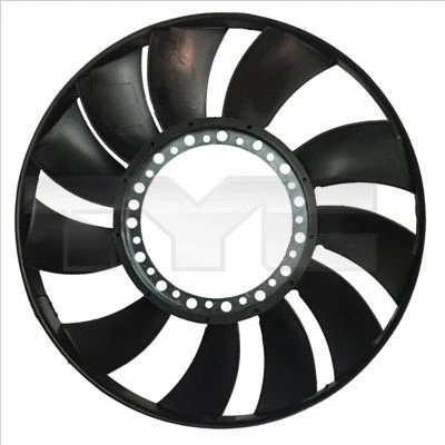 Imagem de TYC 802 0055 2 Ventoinha do ventilador, refrigeração motor AUDI: A4 B5 Avant, Sedan, B6 VOLKSWAGEN: Passat GP Sedan